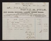 Receipt from C. H. Pyle